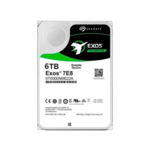 ST6000NM022A Seagate Exos 7E8 6TB 7200RPM SATA 6Gbps 3.5-inch Hard Drive