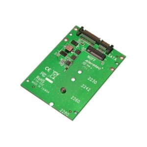 350145 Aleratec M.2 NGFF SATA SSD to 2.5″ SATA Adapter