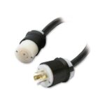 PDW6L21-20XC APC Extender 5-Wire #10 AWG 3 PH Power Cord-Black