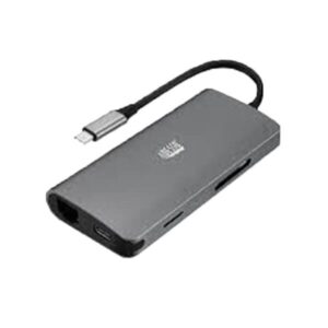 AUH-4030 Adesso 8-in-1 USB-C Multi-Port Docking Station (TAA Compliant)