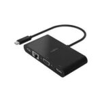 AVC005BK-BL Belkin USB-C Multimedia Adapter, HDMI/Ethernet/USB-A/USB-C/VGA, 4.33″, Black