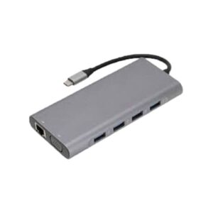 F4U092BTSGY Belkin USB-C Hub, 5-in-1 USB-C Docking Station for Mac 60W USB-C PD, 4K HDMI USB-A, USB-C