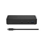 F4U109TT Belkin Thunderbolt 3 Dock Plus USB-C Docking Station for Mac/Windows, Dual 4K, 60W Charging, 2xDP