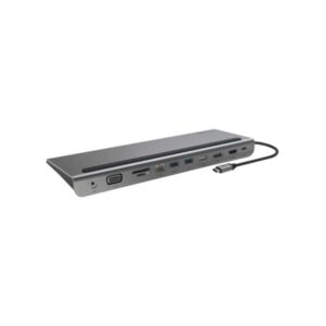 INC004BTSGY Belkin USB C Hub, 11-in-1 Docking Station For MacBook Pro/Air 4K HDMI, DP, VGA
