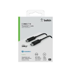 INZ003BT1MBK Belkin 1M Thunderbolt 4 Cable Passive