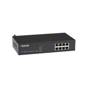 LGB408A-R2 Black Box Gigabit Unmanaged Switch 8 ports Rack-mountable