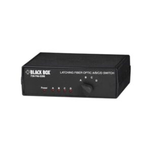 SW1005A Black Box Fiber Optic A B C D Switch, Latching, ST