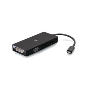 C2G54454 C2G Multiport Video Adapter 4K USB C HDMI Displayport DVI & VGA