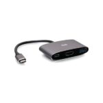 C2G54460 C2G USB C Docking Station with 4K HDMI, USB, and USB C Power Delivery up to 100W