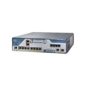 C1861-UC-2BRIK9 Cisco 1861 Router 8-port switch WAN ports: 4 VoIP gateway