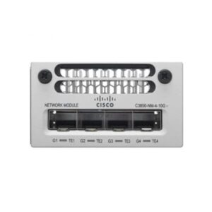 C3850-NM-4-10G= Cisco Expansion Module 10 Gigabit SFP+/ SFP (mini-GBIC) x 4