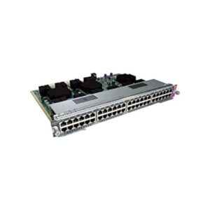 WS-X4748-RJ45V+E Cisco Line Card E-Series Switch 48 ports plug-in module