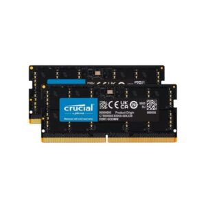 CT2K32G48C40S5 Crucial DDR5 kit 64 GB: 2 x 32 GB SO-DIMM 262-pin 4800 MHz unbuffered