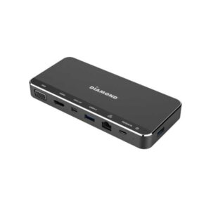 UD300C Diamond Docking station USB-C VGA, HDMI, Mini DP GigE