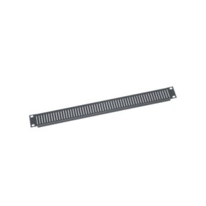 EVT1 Atlantic 1RU Vented Rack Blank Panel – Vented with 17% Open Area – Flanged