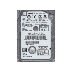 HTS545050A7E362 HGST Travelstar Z5K500 500GB SATA Hard Drive