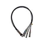 Q9S72A HPE 100GbE QSFP28 to 4x25GbE SFP28 1m Direct Attach Copper Cable