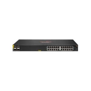 JL677A#B2B Aruba 6100 24G Class4 PoE 4SFP+ 370W Switch – 24 Ports