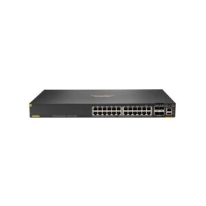 JL725A#ABB HPE 24 PAruba 6200F 24G Class4 PoE 4SFP+ 370W Switch – 24 PortsE