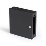 JPM399A-R2 Black Box Mini Wallmount Fiber Enclosure One Adapter Panel Non-Locking