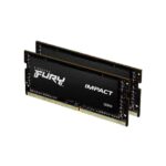 KF432S20IBK2/64 Kingston FURY Impact DDR4 kit 64 GB: 2 x 32 GB SO-DIMM 260-pin