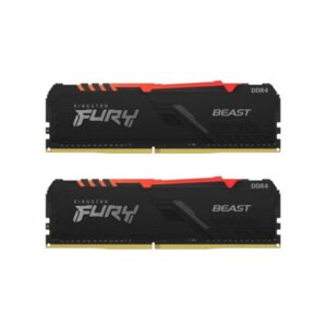 KF436C17BBAK2/16 Kingston Technology 16GB 3600 DDR4 CL17 Kit 2 Fury Beast RGB