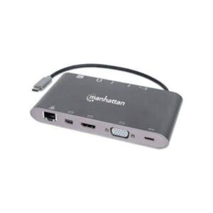 152808 Manhattan USB-C Dock/Hub with Card Reader