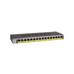 GS116LP-100NAS Netgear 16-Port PoE/PoE+ Gigabit Ethernet Switch