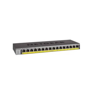 GS116LP-100NAS Netgear 16-Port PoE/PoE+ Gigabit Ethernet Switch