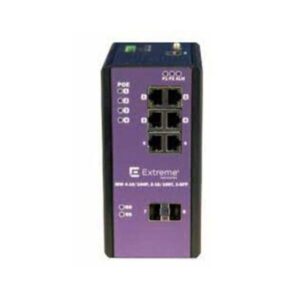 16801 Extreme Networks Extreme Switching Industrial Ethernet Switches ISW 4-10/100P, 2-10/100T, 2-SFP Switch 4 ports