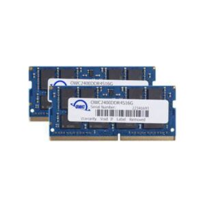 OWC2400DDR4S32P Other World Computing DDR4 kit 32 GB: 2 x 16 GB SO-DIMM 260-pin 2400 MHz / PC4-19200 unbuffered