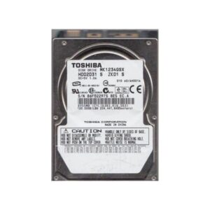 Refurbished MK1234GSX Toshiba 120GB 5400RPM SATA Hard Drive