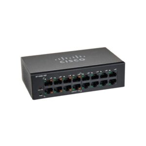 SF100D-16P-EU Cisco SF100D 16-Ports 10/100Mbps PoE Unmanaged Desktop Switch