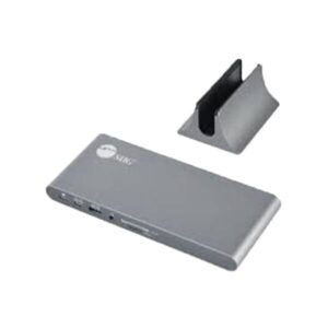 JU-DK0N11-S1 SIIG USB-C Dual Video MST Docking Station with PD Charging docking station USB-C 2 x HDMI GigE