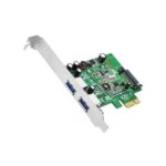 JU-P20612-S1 SIIG DP 2 Port USB 3.0 PCIe USB adapter PCIe 2.0 USB 3.0 x 2