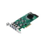 JU-P40811-S1 SIIG 4 Port USB 3.0 PCIe Card with 4 Dedicated 5Gbps