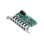 JU-P70211-S1 SIIG USB 3.0 7-Port PCIe Host Card USB adapter PCIe 2.0 USB 3.0 x 7