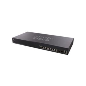 SX350X-08-K9-NA Cisco SX350X-08 8-Ports 10GBase-T 10 Gigabit Ethernet Layer 2 Stackable Managed Switch