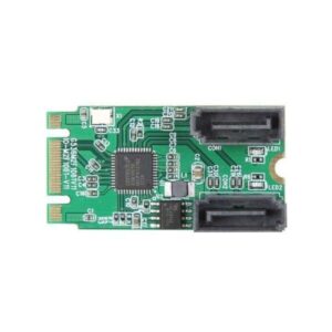 SI-ADA40126 SYBA M.2 B+M PCIe To 2 Port SATA III RAID Adapter Card