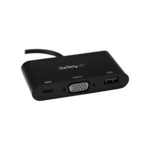 CDP2VGAUACP StarTech.com USB C Multiport Adapter USB-C to VGA PD, 1x USB 3.0 Type-A