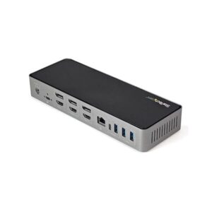 DK31C3HDPD StarTech Hybrid Dock, Triple 4K 60Hz HDMI/DisplayPort Docking Station