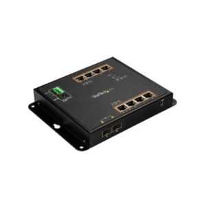IES101GP2SFW StarTech.Com Industrial 8Port Gigabit PoE+ Switch w/2