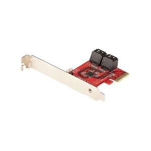 4P6GPCIESATACARD StarTech.com SATA PCIE Card 4 Port 6GBPS SATA Expansion