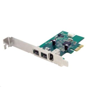 PEX1394B3 StarTech.com 3 Port 2b 1a 1394 PCI Express FireWire Card Adapter