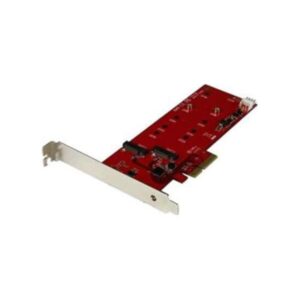PEX2M2 StarTech.com 2x M.2 SATA SSD Controller Card – PCIe M.2 SATA III NGFF Card