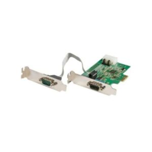 PEX2S953LP StarTech.com 2-port PCI Express RS232 Serial Adapter Card PCIe