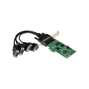 PEX4S232485 StarTech.com 4 Port PCI Express PCIe Serial Card 2 x RS232 2 x RS422 RS485