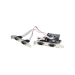 PEX4S553 StarTech.com 4 Port Native PCI Express RS232 Serial Adapter Card with 16550