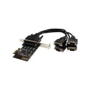PEX4S553B StarTech.com PCI Express RS232 Serial Adapter Card -4 Port PCIe Serial Card