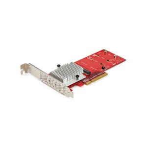 PEX8M2E2 StarTech.com Dual M.2 PCIe SSD PCI Express 3.0 M-Key